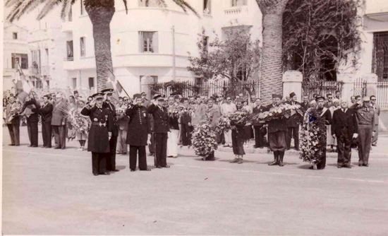 prise d'arme à bizerte