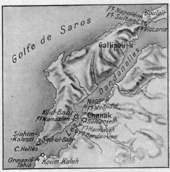 carte des dardanelles